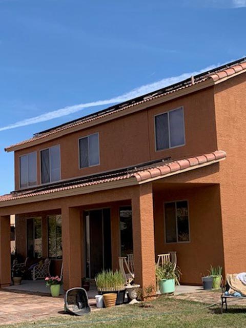 Exterior residential painting